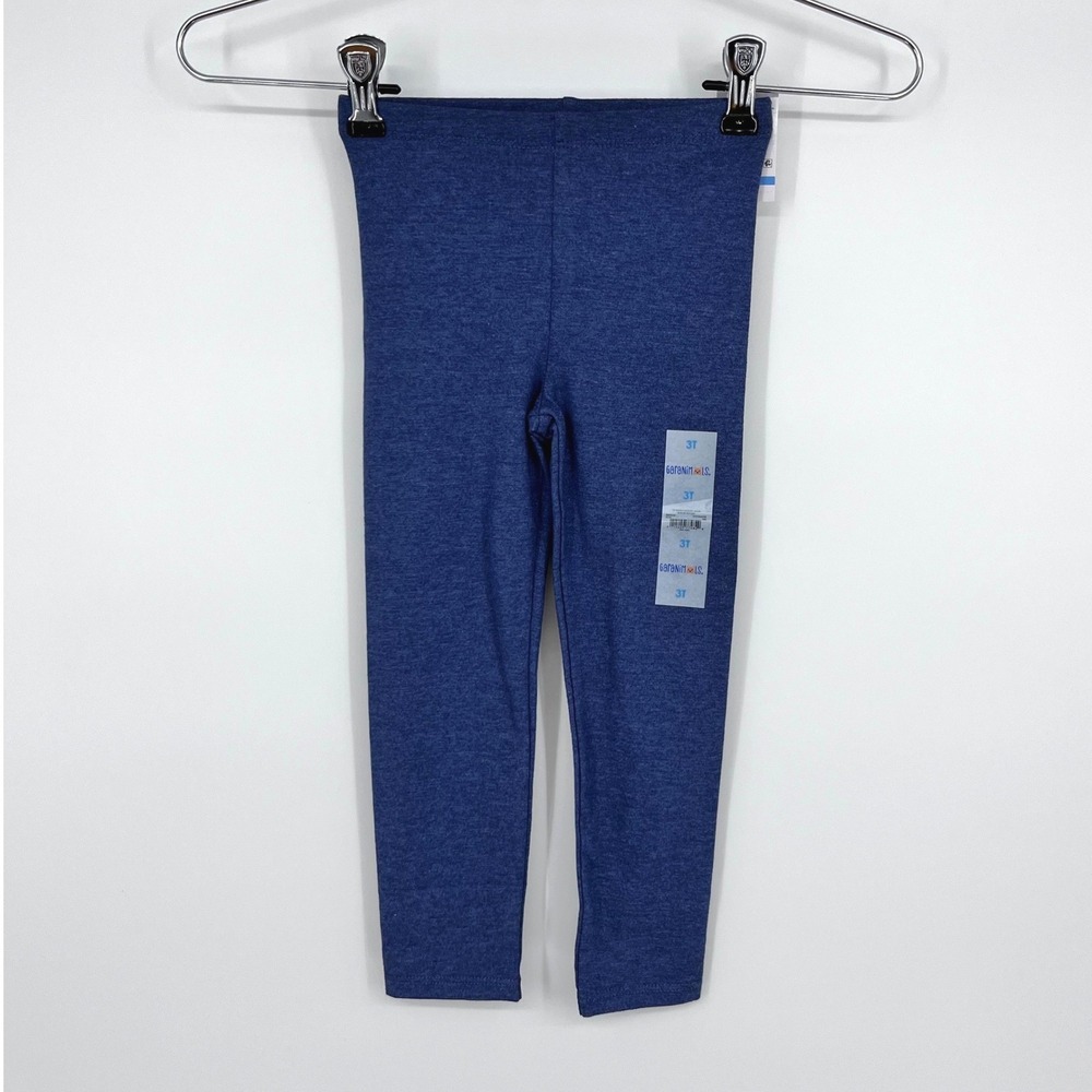 Garanimals Blue Basic Leggings Toddler Girls 3T Stretch Pants Layering Casual